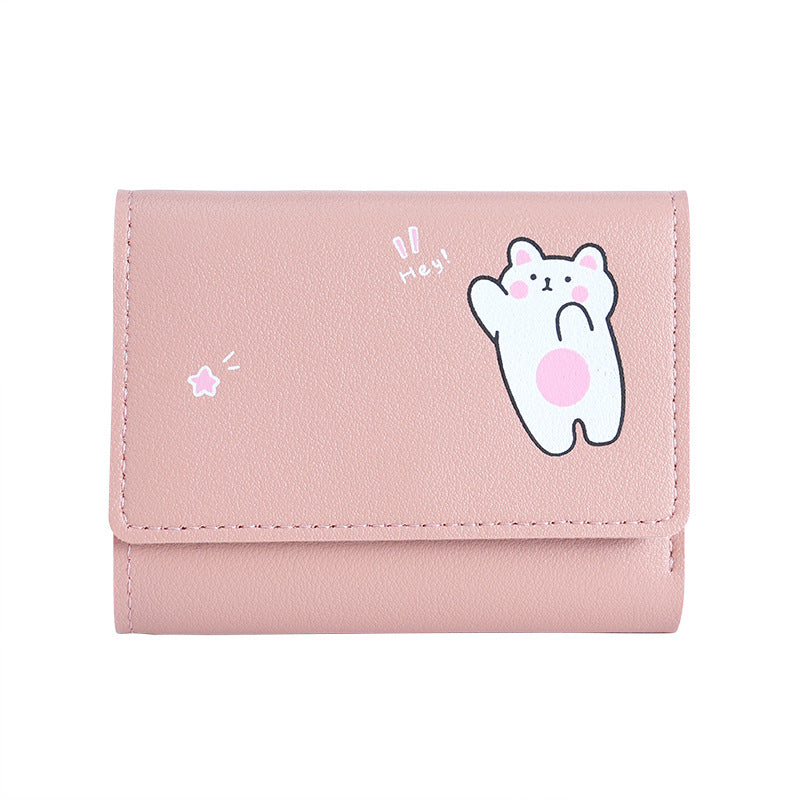 Women's Trendy Korean Short Simple Clutch Purses