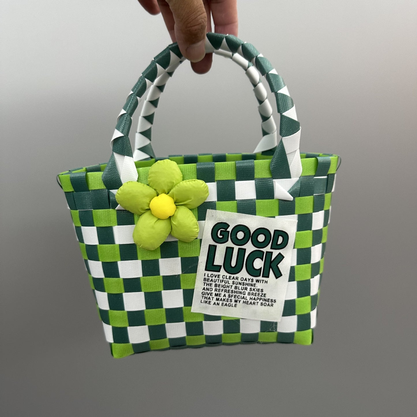 Women's Fried Street Woven Hand Gift Basket Handbags