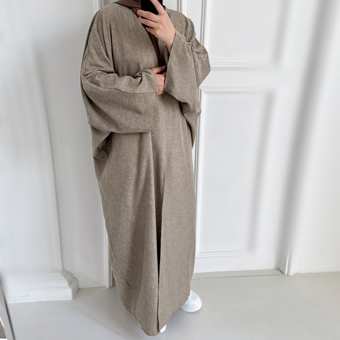 Trendy Attractive Turkish Casual Solid Color Dresses