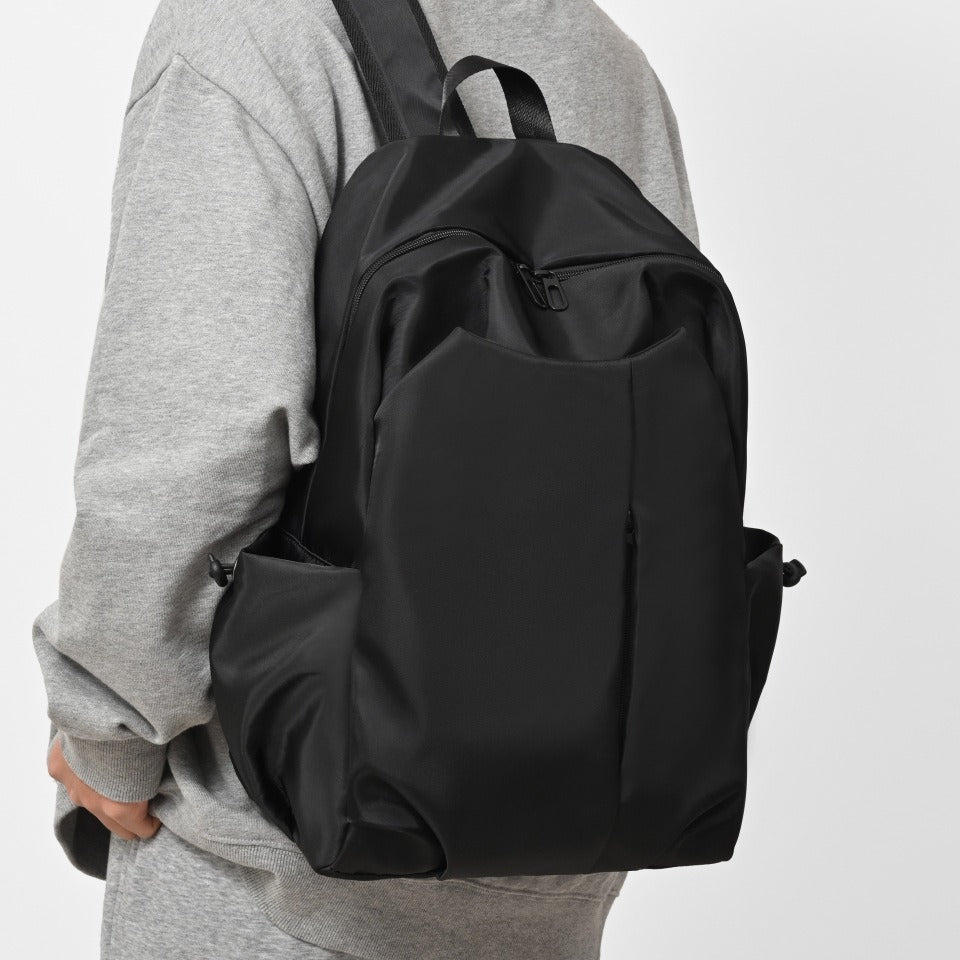 Women's & Men's & Large Capacity Solid Color College Middle School Students' Schoolbags