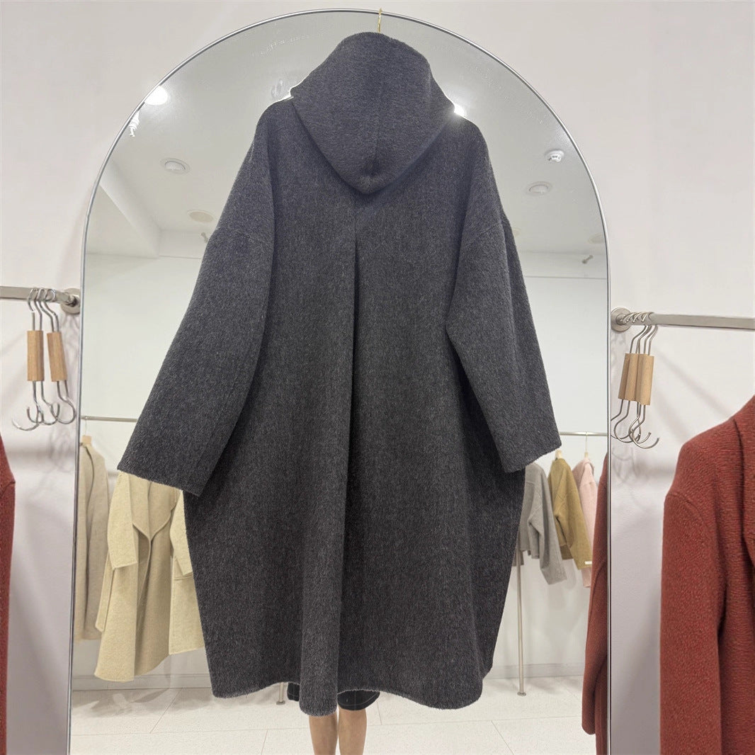 Women's Double-faced Woolen Goods Wool Overcoat Younger Coats