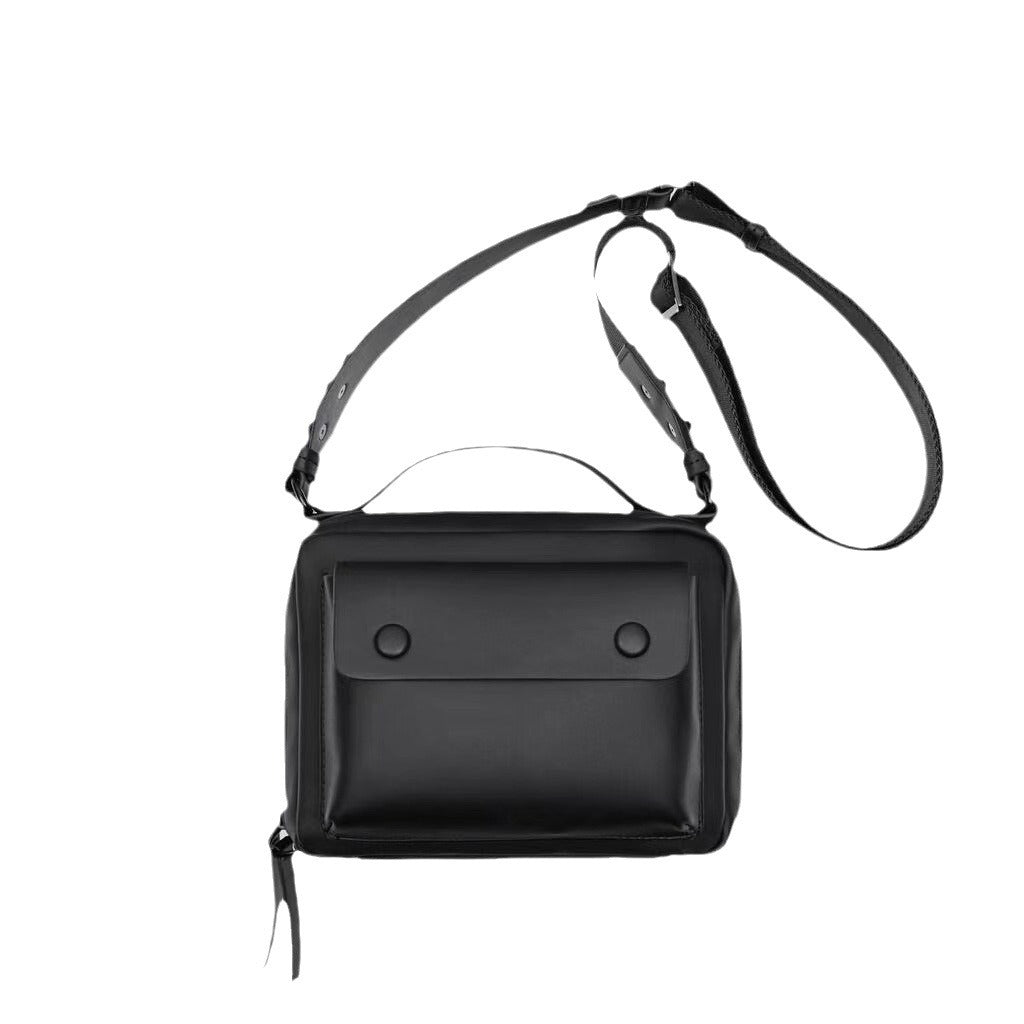 Men's New Simple Fashion Color Matching Small Square Bags