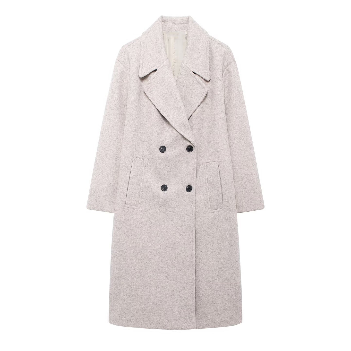 Women's Street Warm Temperament Soft Loose Trench Coats