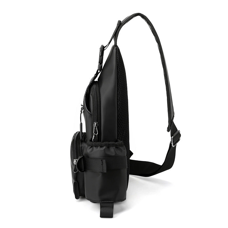 Men's Slanted Can Hold Kettle Fashion Men's Chest Bags