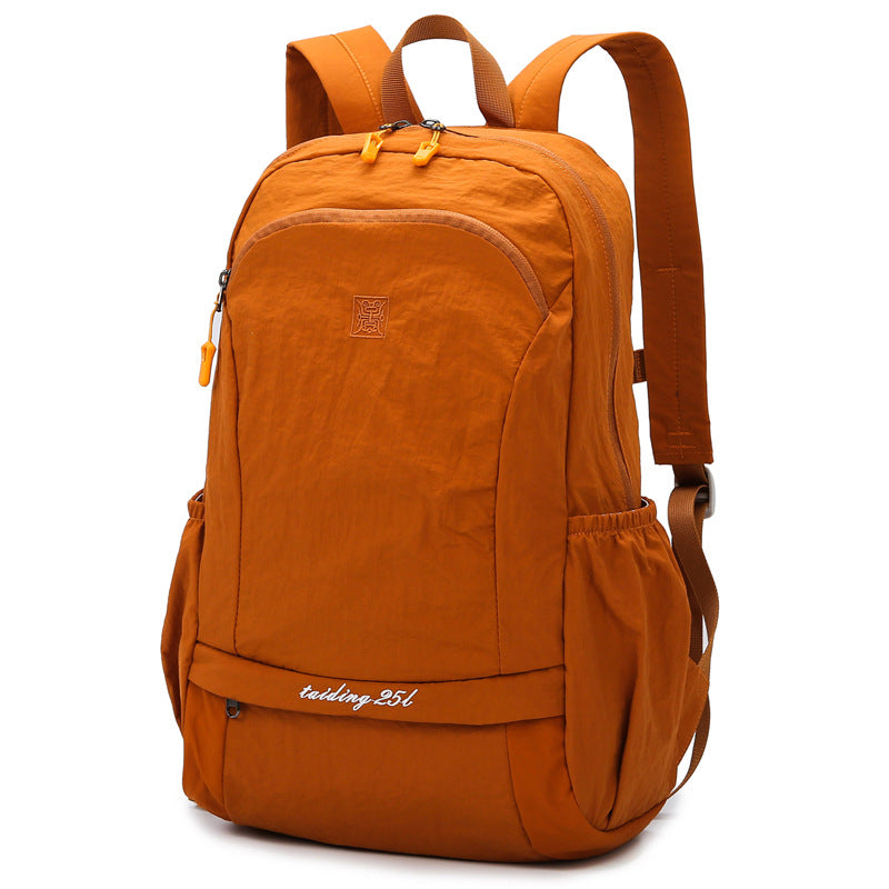 Fashion Trend Foldable Waterproof Couple Model Middle School Students' Schoolbags