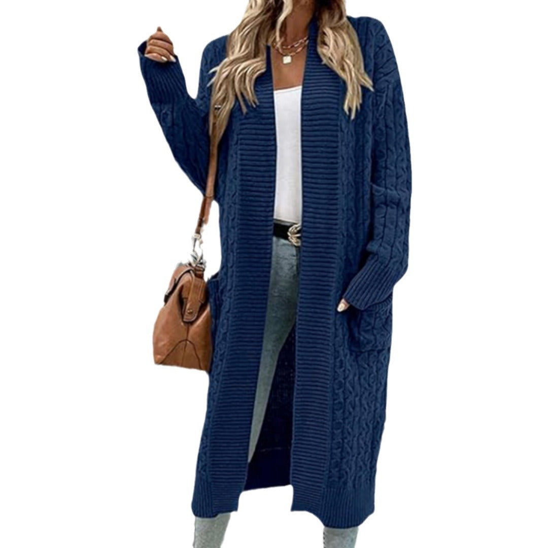 Women's Durable Fashion Loose Long Pocket Knitwear