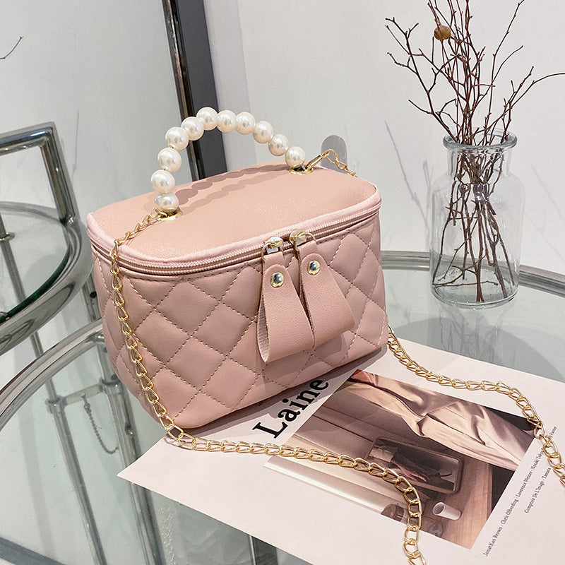 Women's Slouchy Elegant Embroidered Pearl Mini Evening Bags