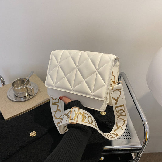 Women's Color Texture Western Style Korean Fashion Bags