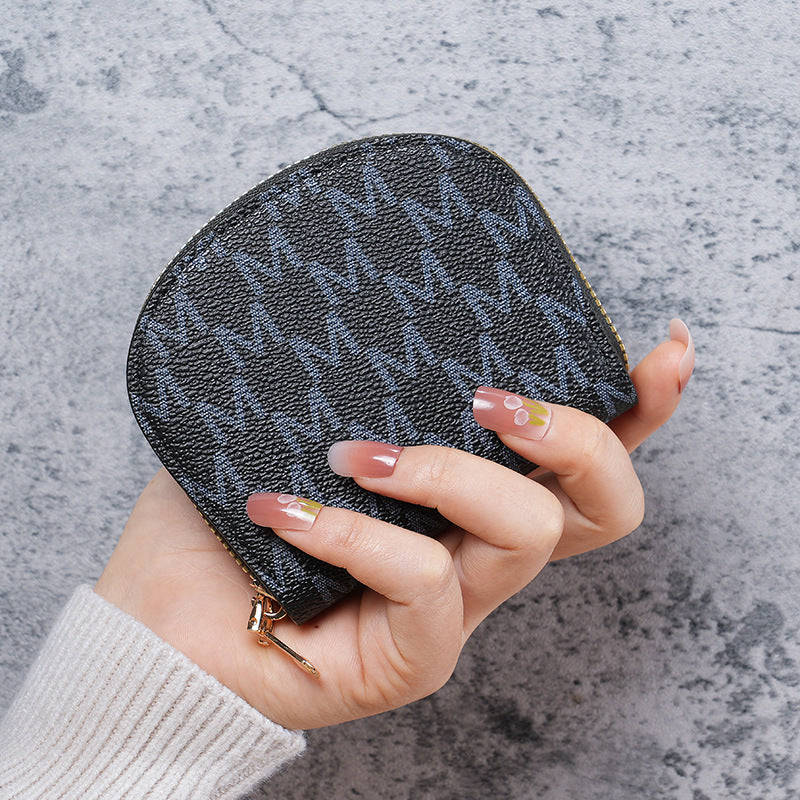 Slouchy Female Organ Zipper Document Bank Card Holder