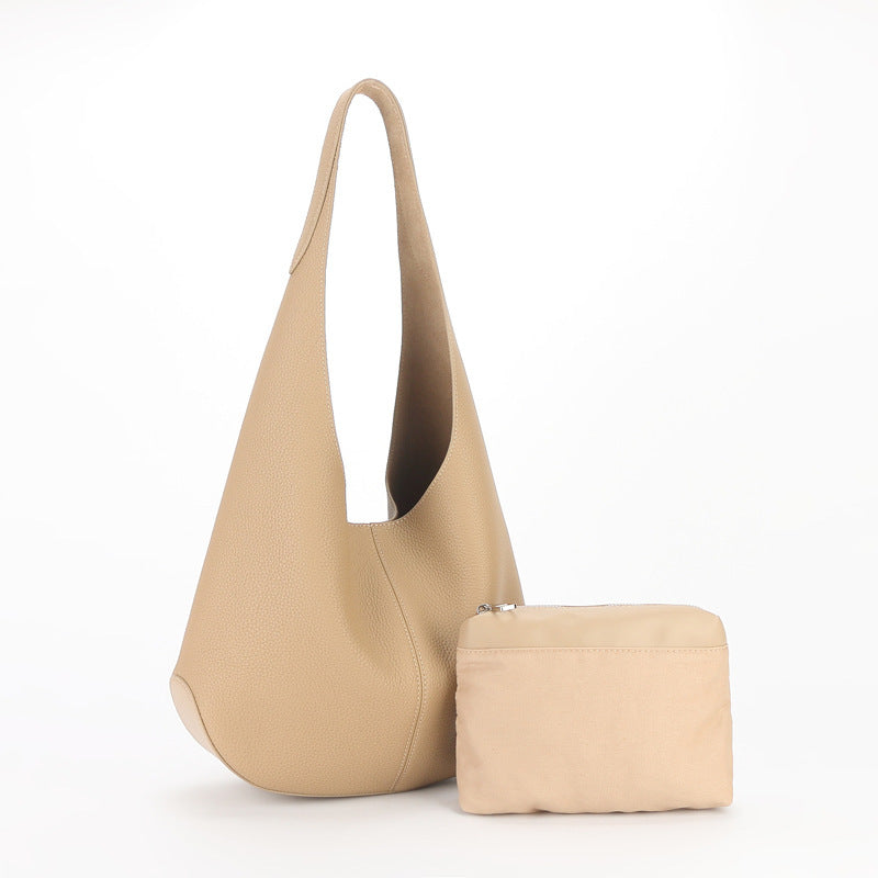 Women's High-grade Genuine Leather Fashion Lazy Simple Bags