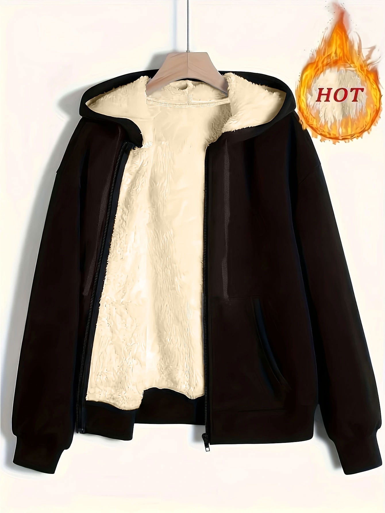 Cool Women's Winter Warm Plush Hoodie Women's Sweater, Sweater