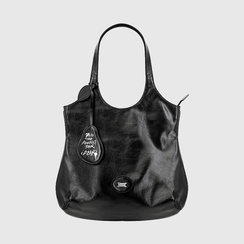 Pear Large Capacity Suede Female Commute Tote Bags