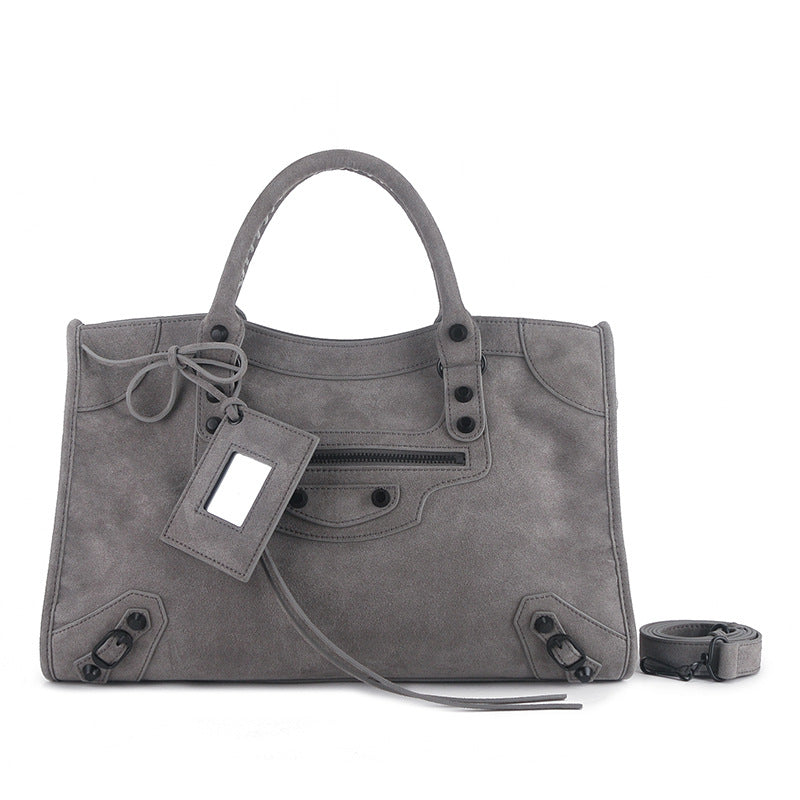 High-grade Rivet Motorcycle Large Capacity Hot Handbags