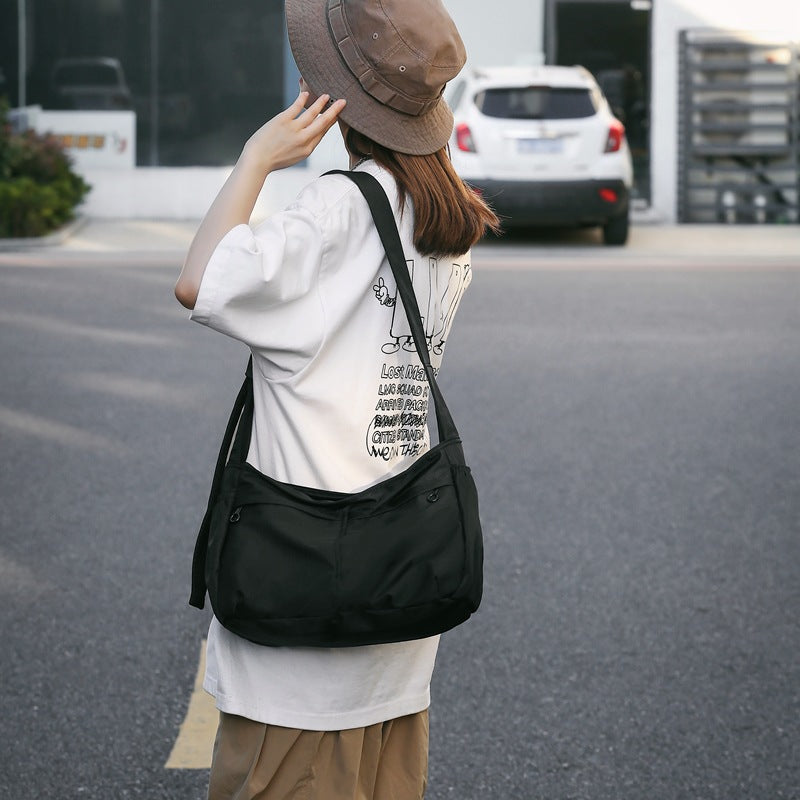 Cloth Large Capacity Dumpling Bai Camp Crossbody Bags