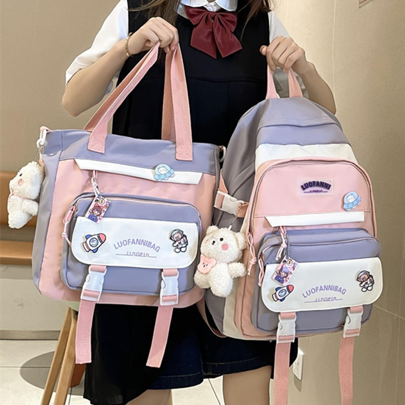 Female Mori Durable Junior High Large Middle School Students' Schoolbags