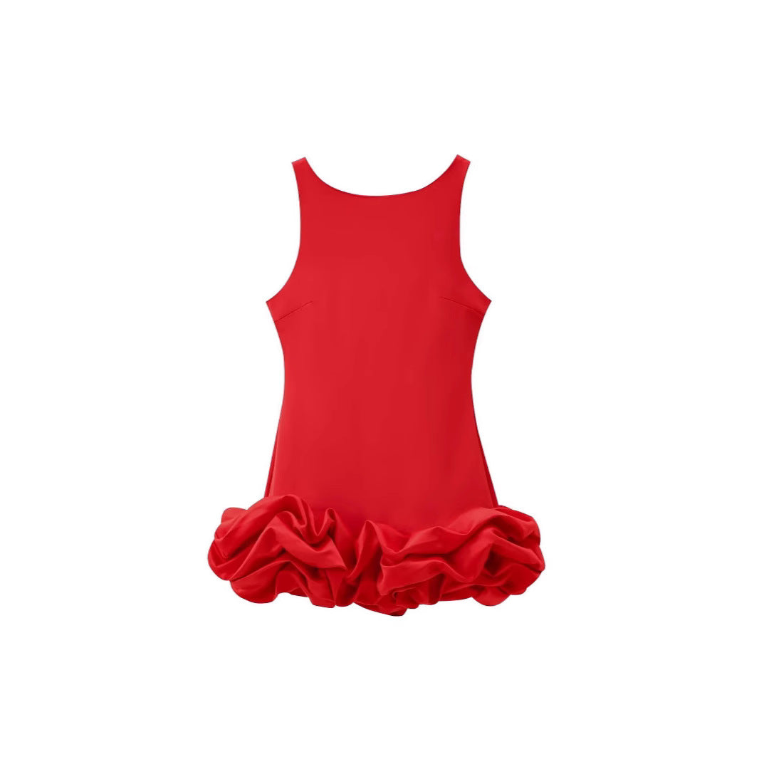 Women's Summer Elegant Sexy Sleeveless Strap Lace Dresses