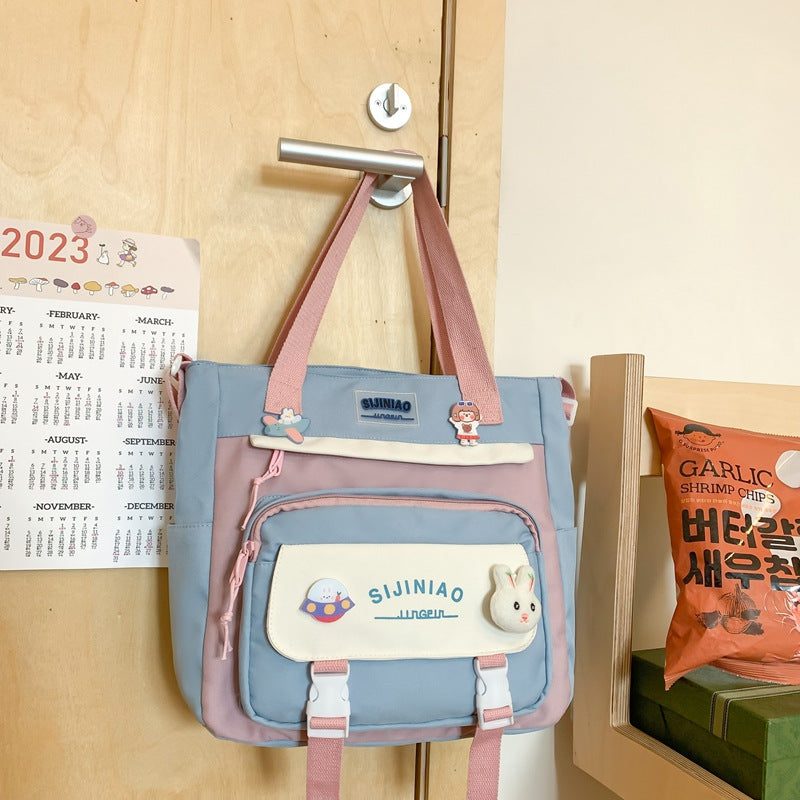 Female Burden Relief Spine Protection Junior High Middle School Students' Schoolbags