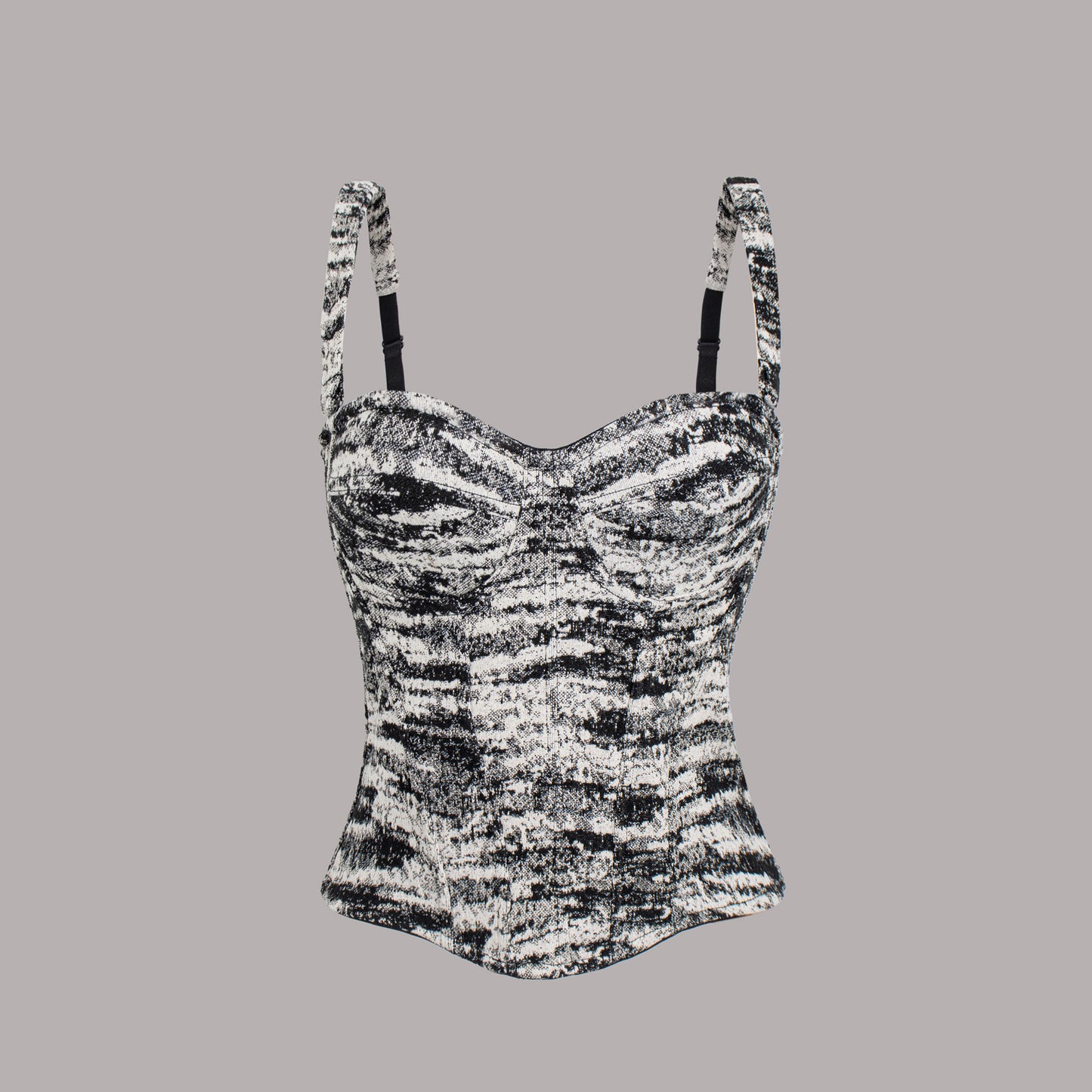 Sexy Sling Outer Wear Palace Style Vintage Printed Tops
