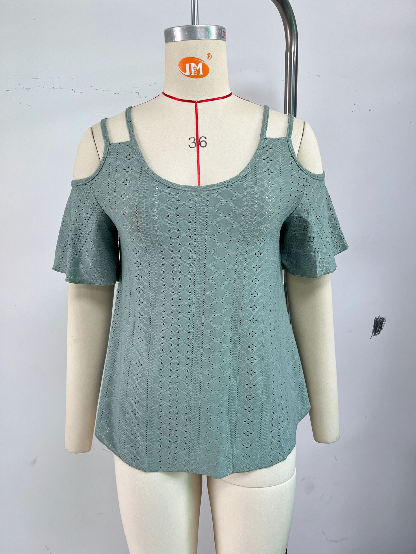 Versatile Women's Solid Color Loose Sleeve Women's T-shirt