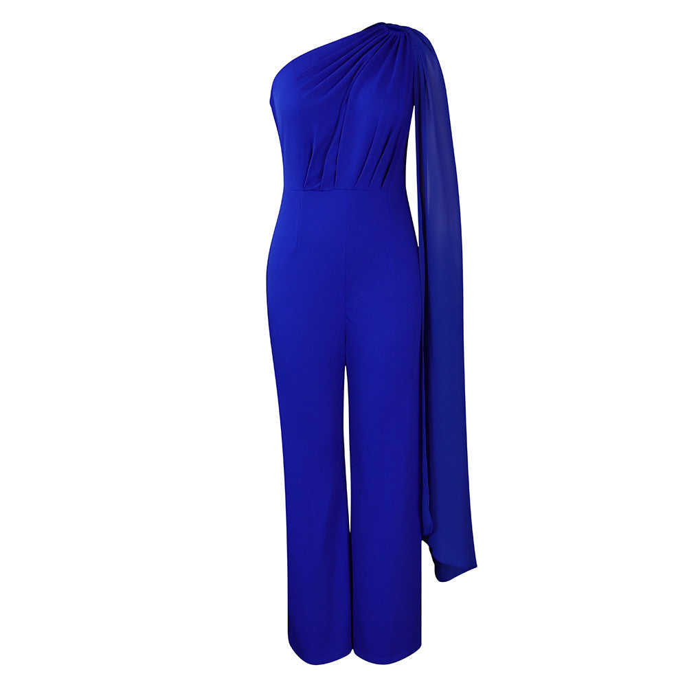 Women's Solid Color Sexy Banquet Fashion Dress Jumpsuits