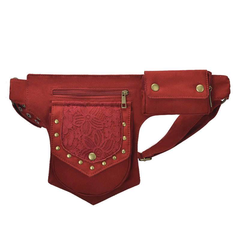 Women's & Men's & Vintage Fashion Multifunctional Storage Mobile Men's Waist Packs