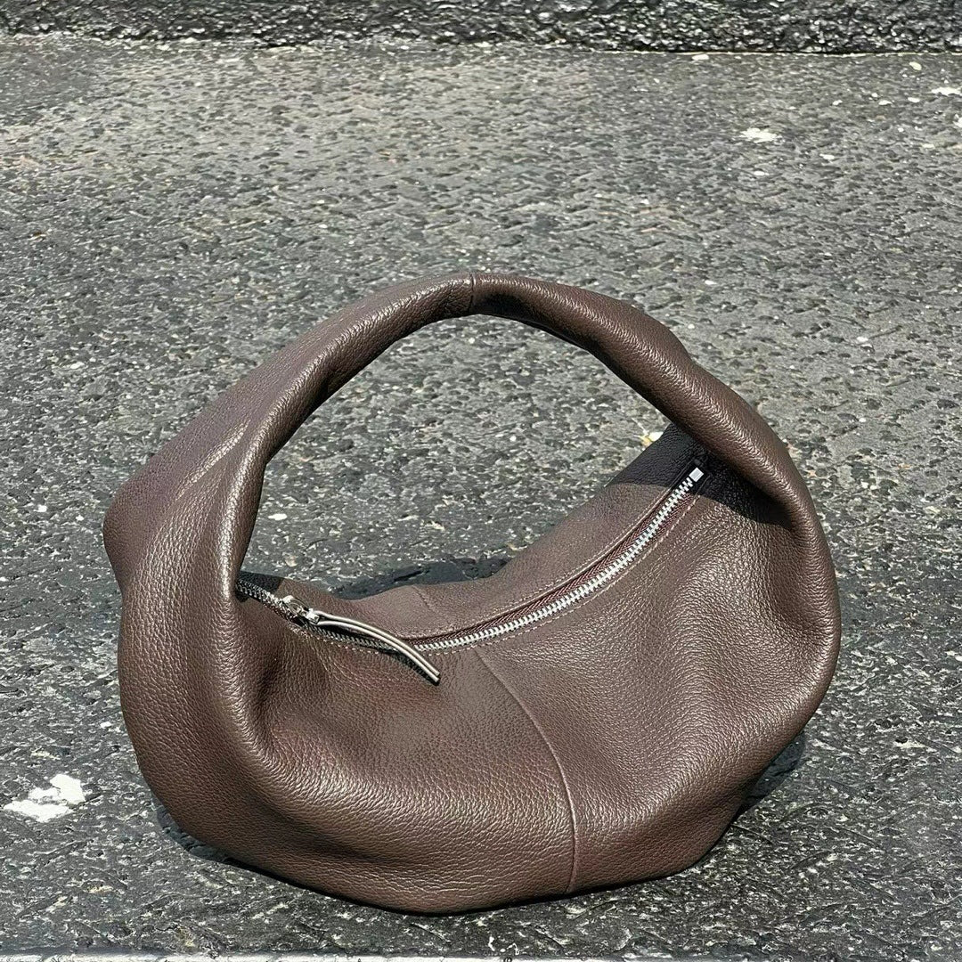 Women's Sheepskin Cloud Genuine Leather High-grade Portable Small Square Bags