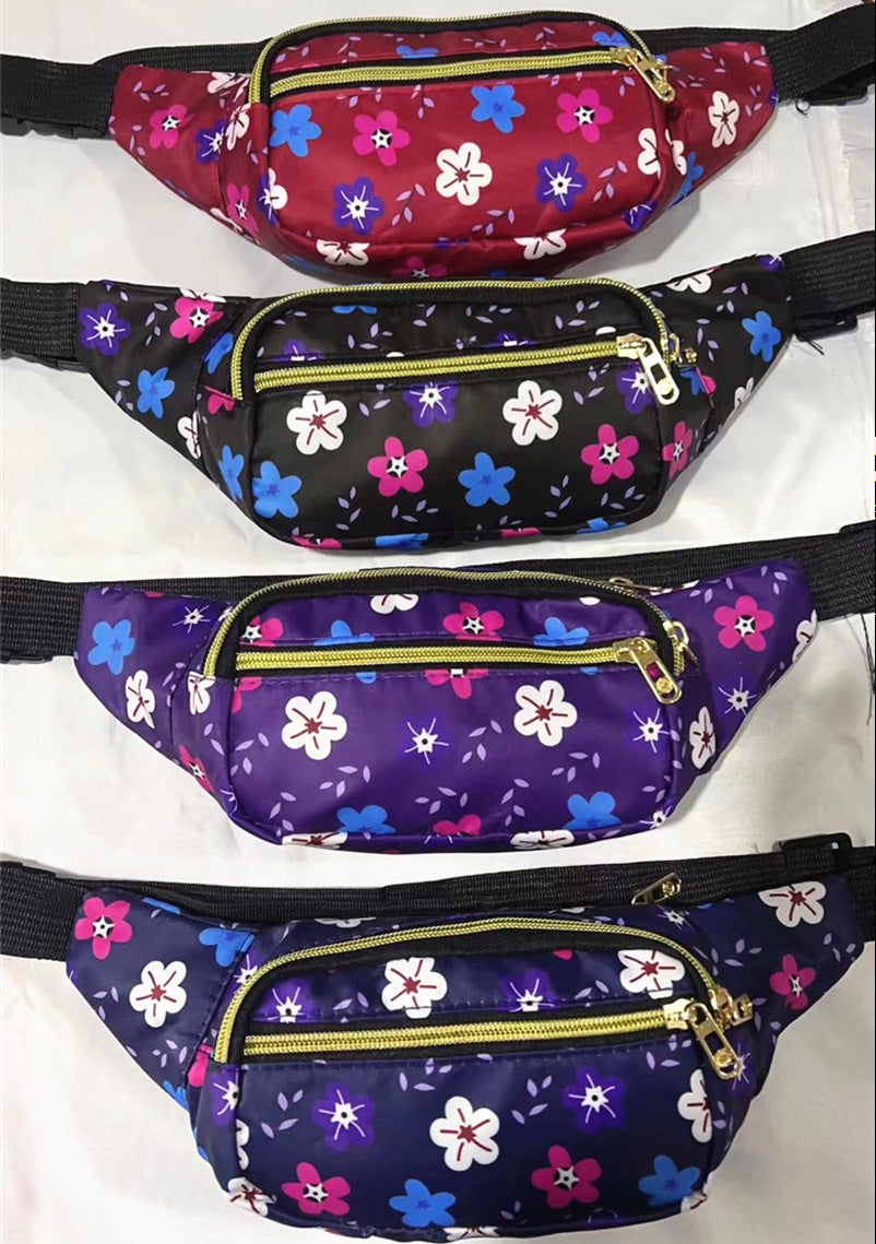 Women's Composite Cloth Zipper Fashion Advertising Gift Men's Waist Packs
