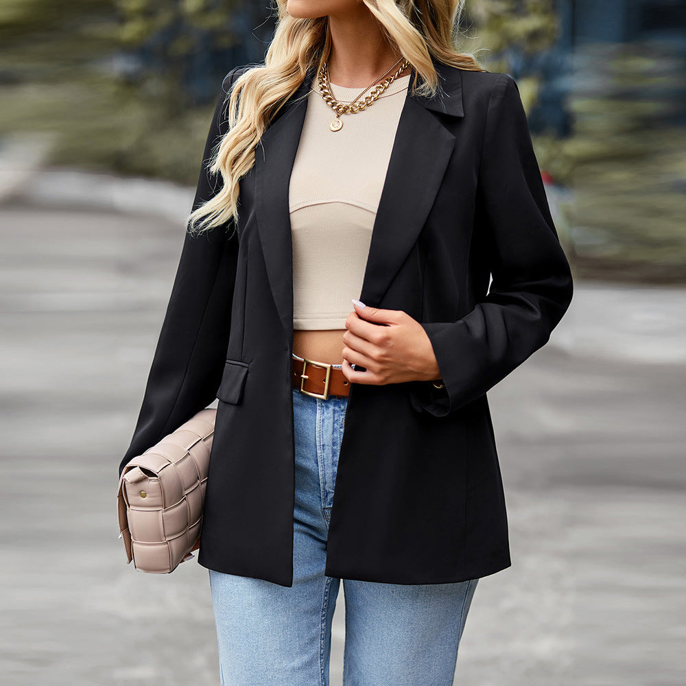 Women's Sleeve Casual Winter Easy Matching Business Small Suit