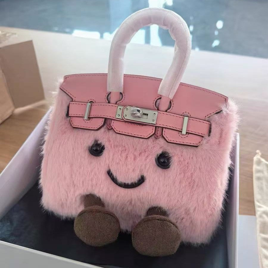 Classy Limited Edition Cute Furry Elf Crossbody Bags