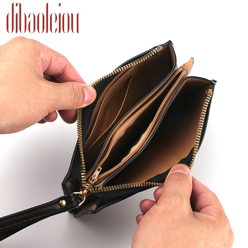 Women's Long Soft Leather Mobile Large Capacity Ladies Wallets