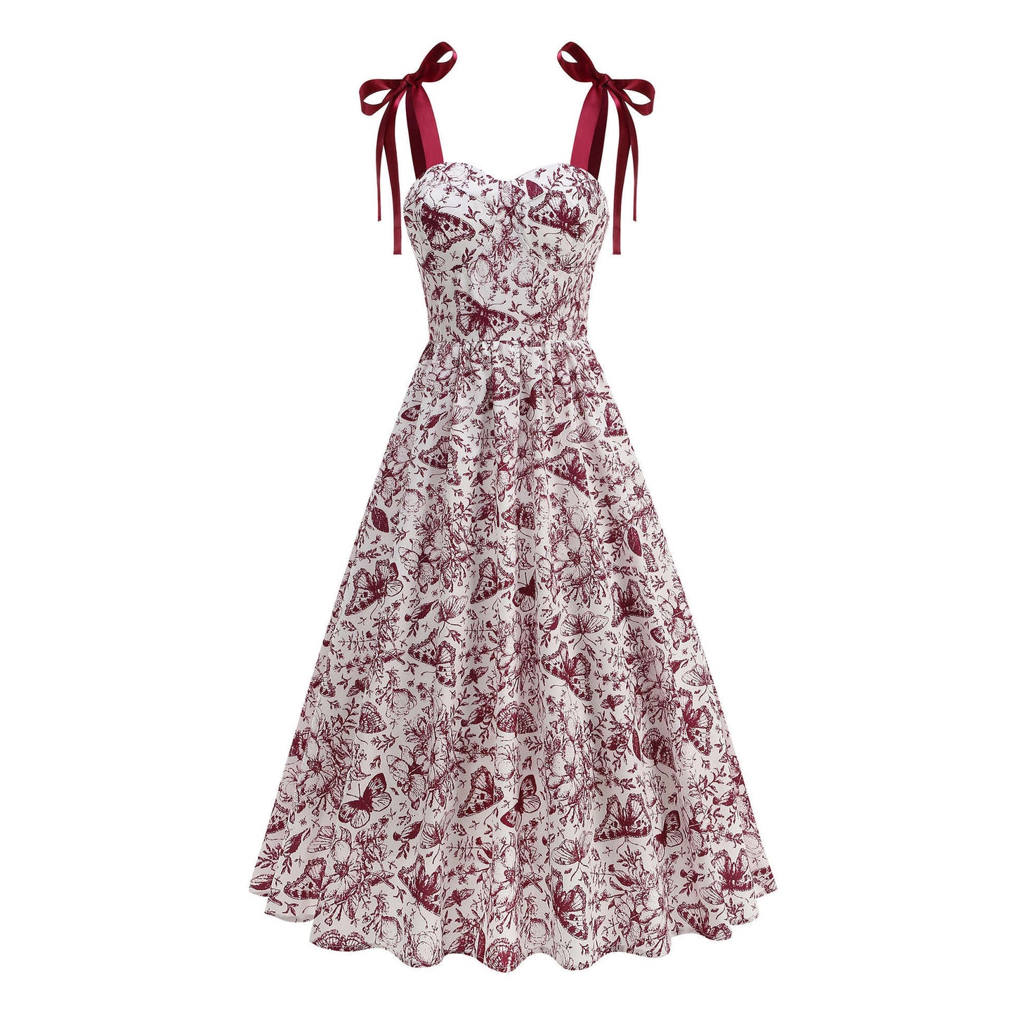 Dress Floral Printed Holiday Temperament Casual Dresses