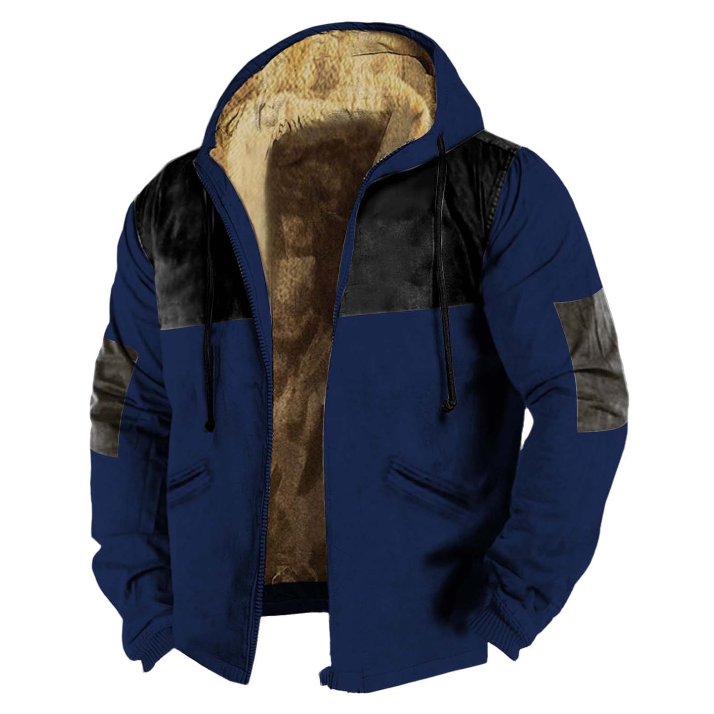Solid Color Printing Digital Printed Hood Coats