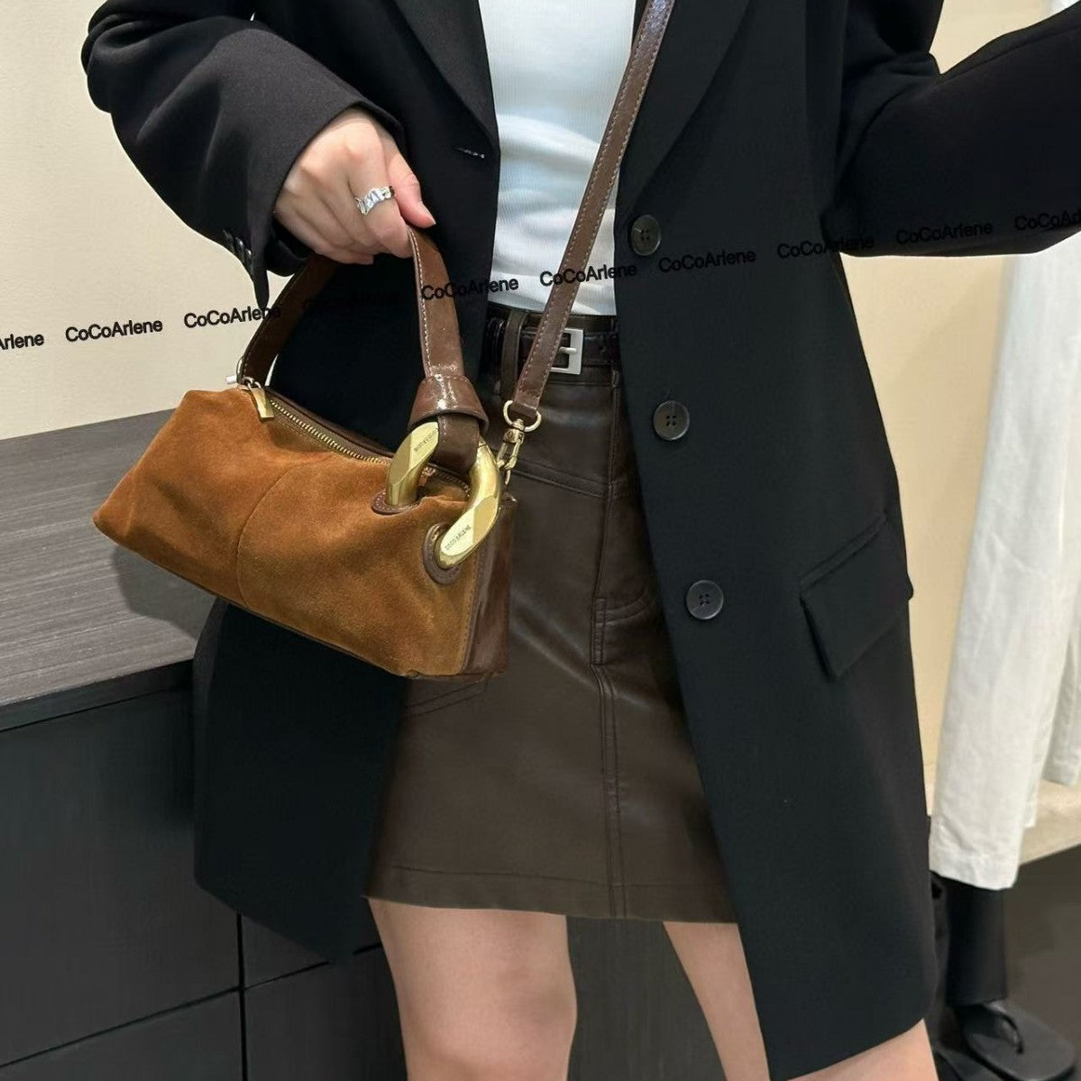 Comfortable Women's Suede Pillow Carrying Matte Bags