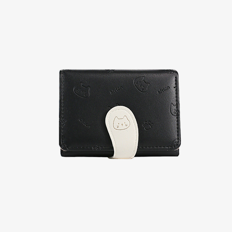 Cat Tail Cute Fashion Cartoon Printed Card Holder