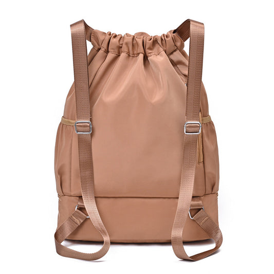 Large Capacity Independent Shoe Warehouse Drawstring Backpacks