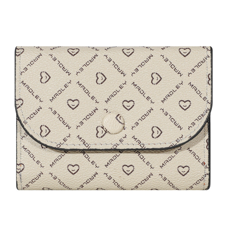 Women's Letter Love Pattern Cloth Clutch Ladies Wallets