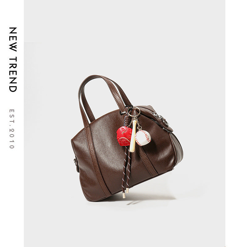 Women's Genuine Leather Fashion Design Simple Shoulder Bags