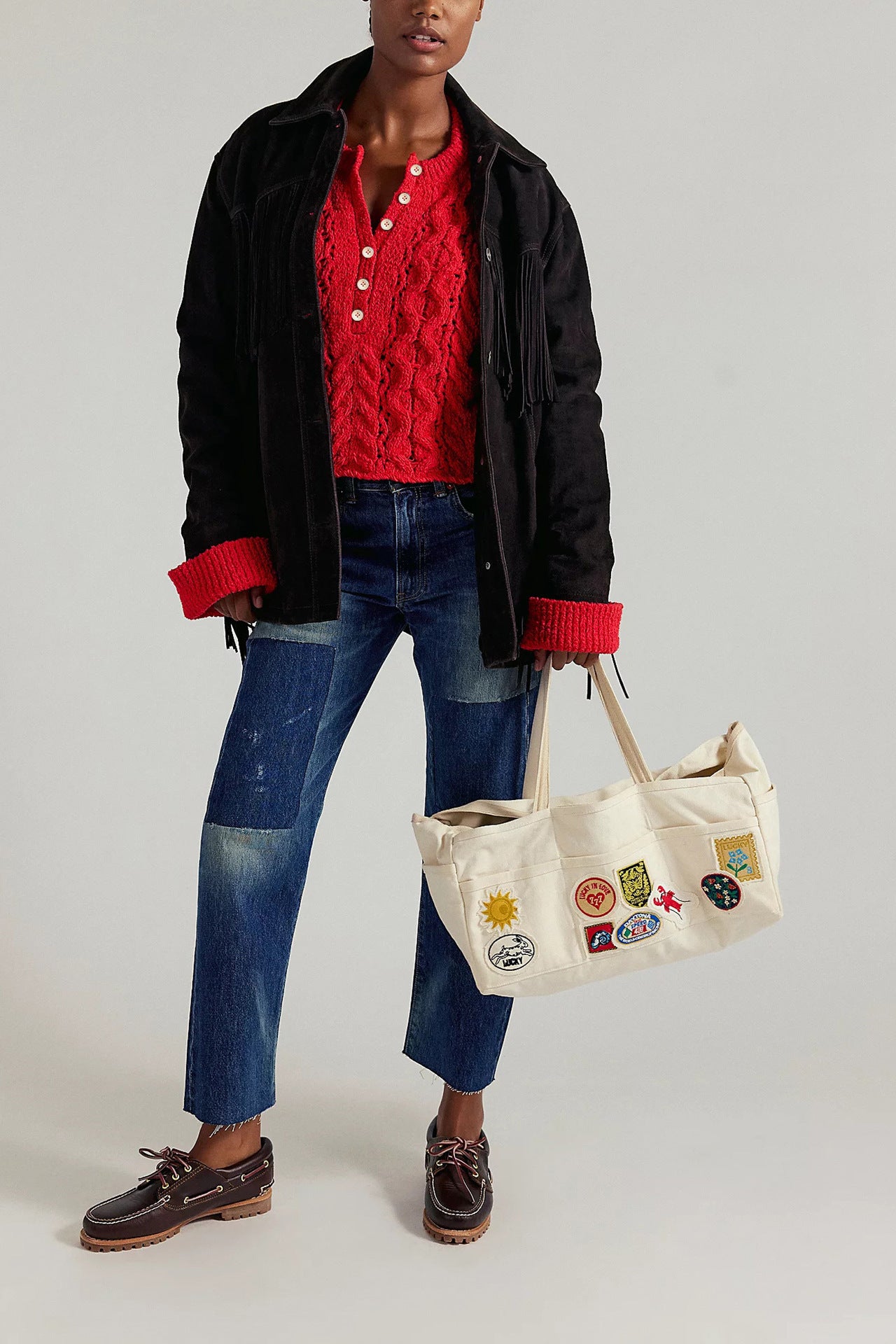 Women's Button Cable Loose-fitting Solid Color Pullover Sweaters