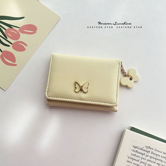 Women's Glamorous Short Fresh Bow Cute Ladies Wallets