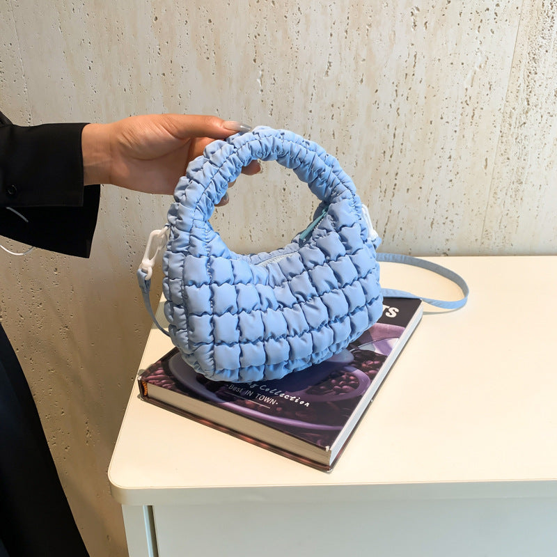 Women's Cloud Pleated Dumpling Niche Down Clothes Crossbody Bags