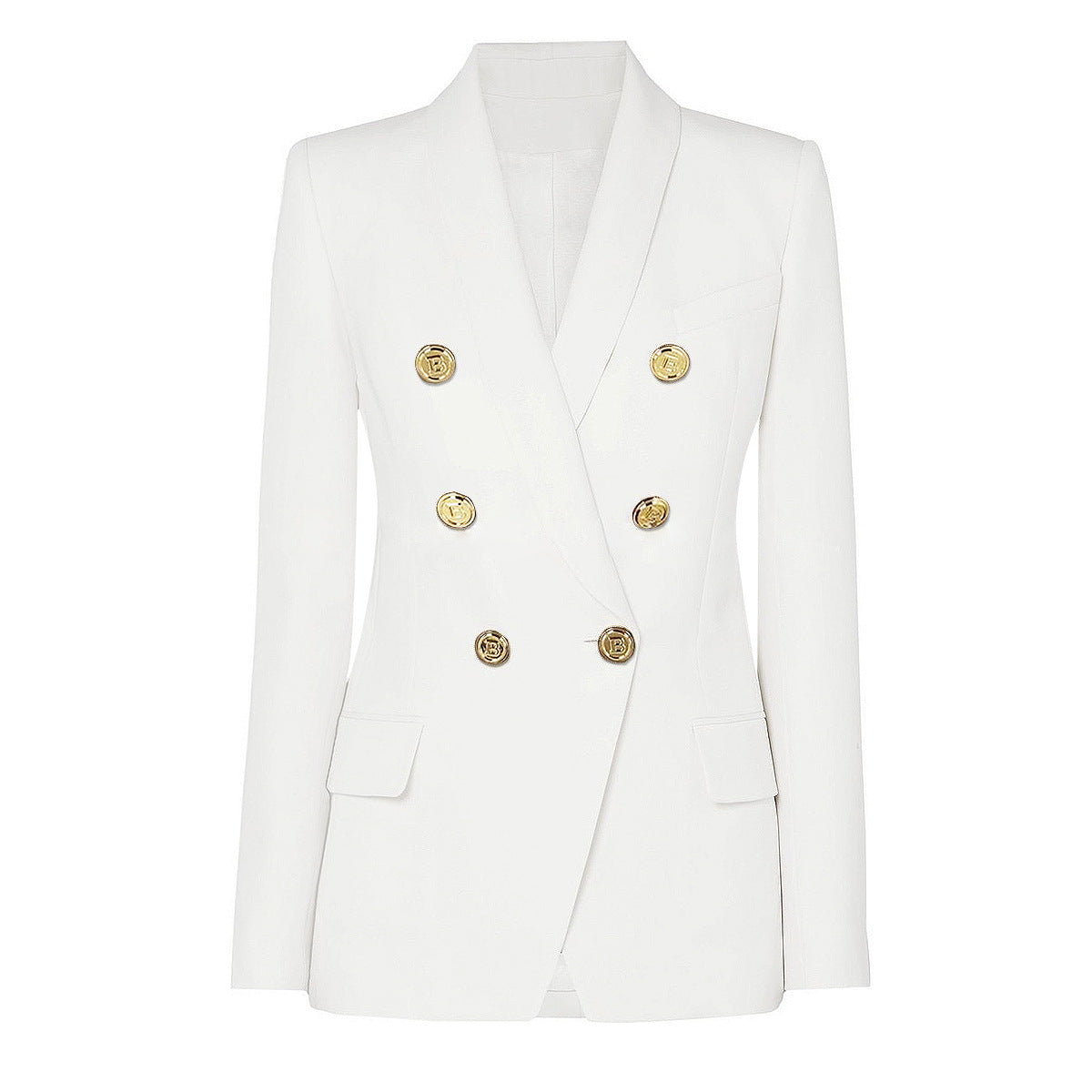 Women's Senior Classic Green Collar High Quality Blazers