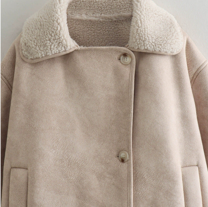 Women's Cool Attractive Suede Thick Warm Jackets