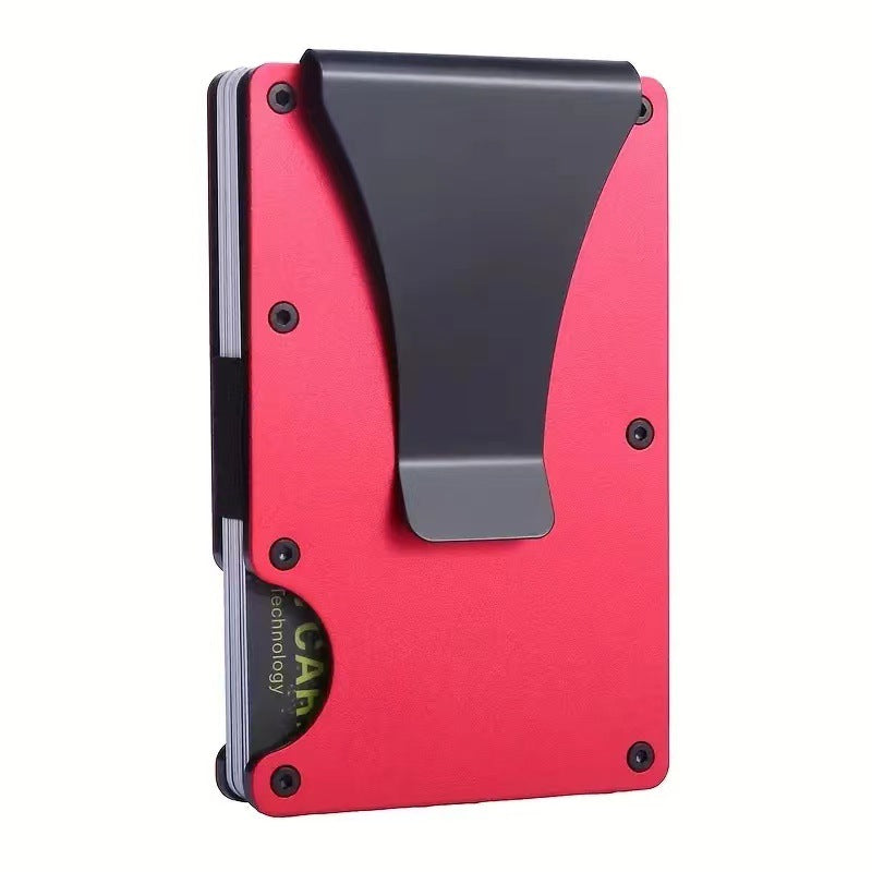 Elegant Credit Box Aluminum Alloy Metal Card Holder