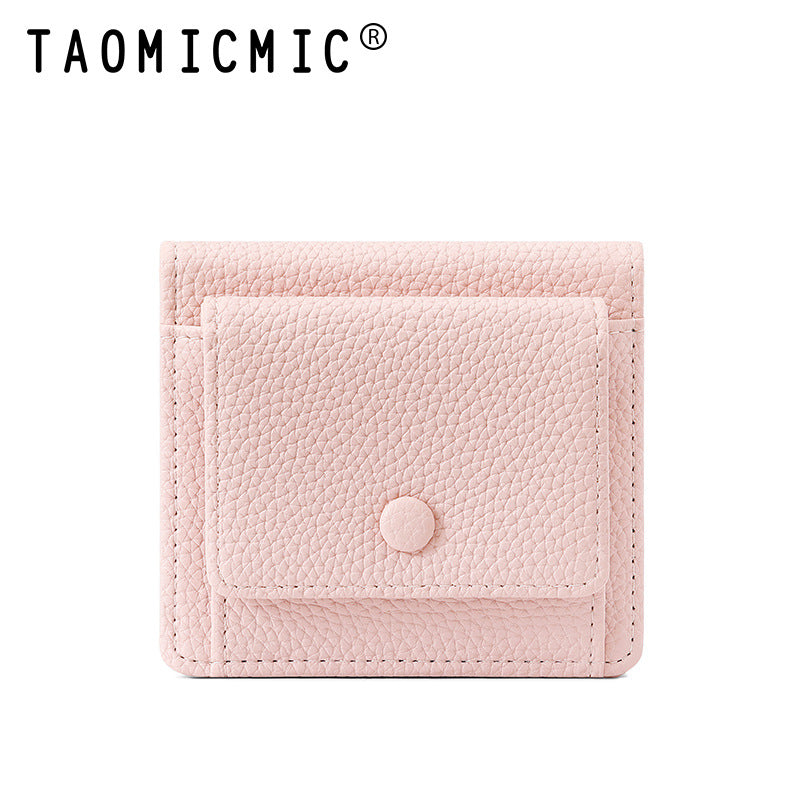 Women's Two-fold Simple Short High-grade Thin Card Holder