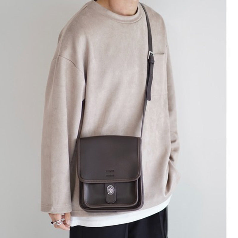 Men's Trendy Retro Simple Mobile Trend Men's Chest Bags