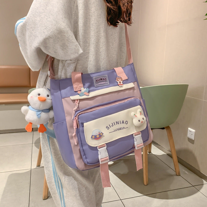 Female Burden Relief Spine Protection Junior High Middle School Students' Schoolbags