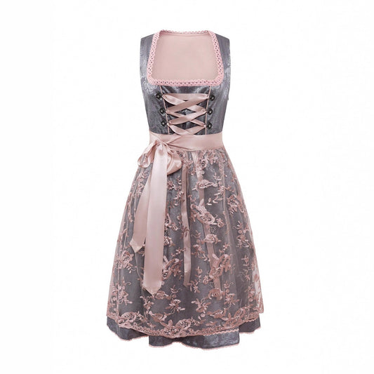 Women's Hot Maid Beer Sleeve Tied Dress Dresses