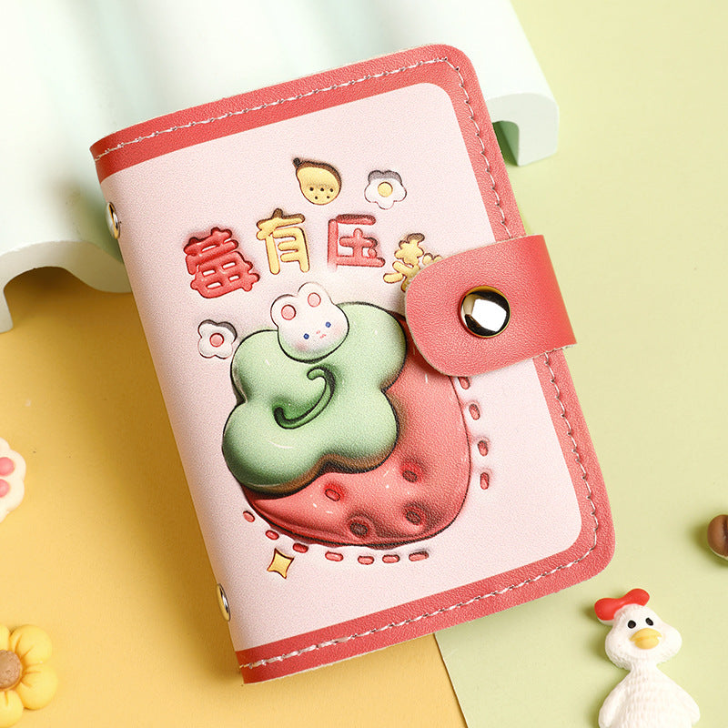 Mary Cartoon Cute Large Capacity Multiple Slots Card Holder