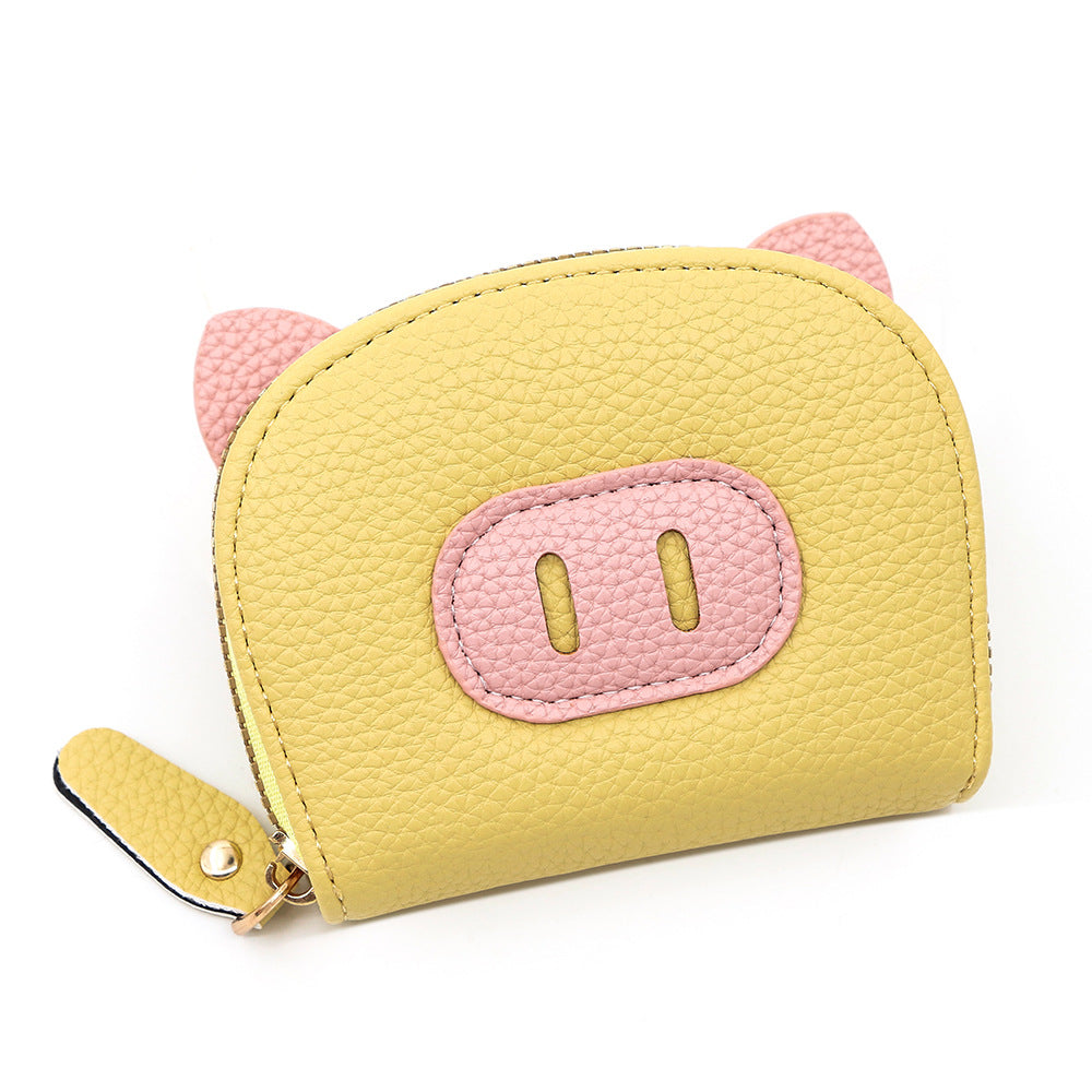 Piggy Certificate Lightweight Organ Cute Multiple Card Holder