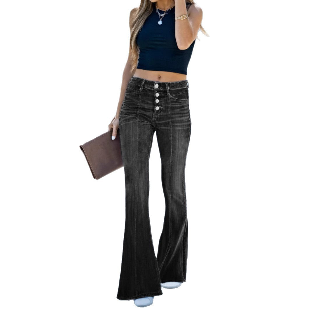 Women's Fashion Trendy Elastic Slim Fit Slimming Women's Jeans